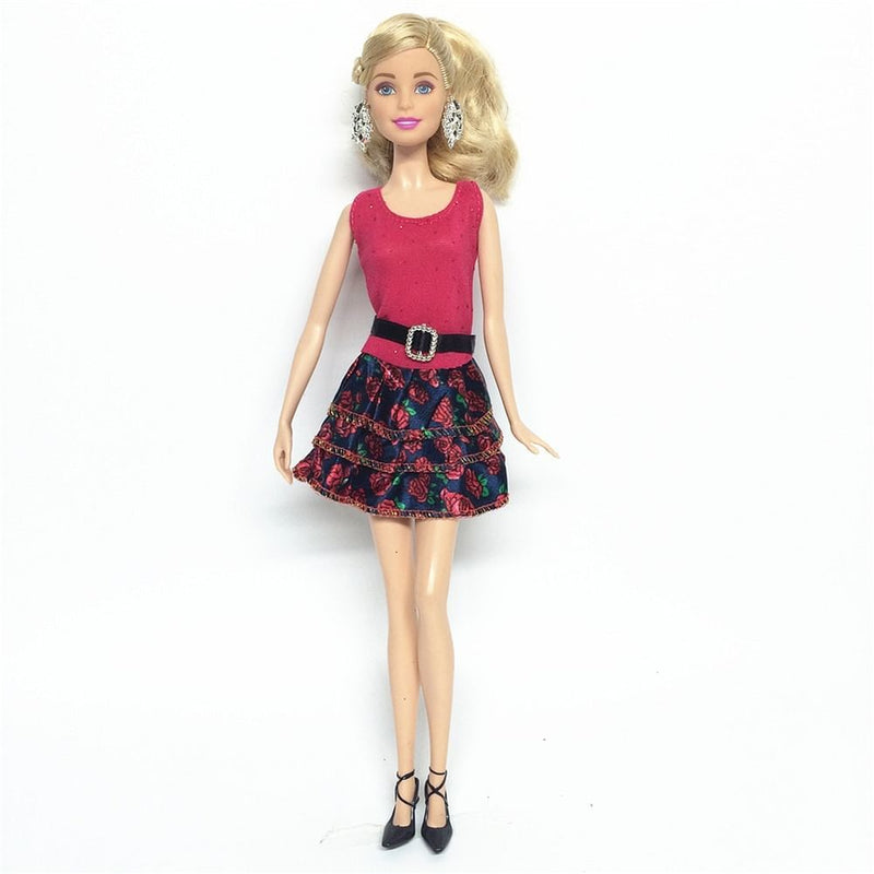 Handmade Casual and Elegant Dress Set for 11" Bobbi Doll – 3 or 5 Pieces