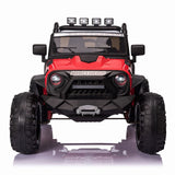 Electric Kids Ride-On Jeep Car with 12V/24V Power Wheels, Music, and Remote Control