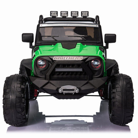 Electric Kids Ride-On Jeep Car with 12V/24V Power Wheels, Music, and Remote Control