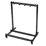 Multi Guitar Stand Triple Folding Holder Rack for Bass and Acoustic Guitars