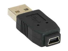 Male USB -> Female Mini USB TekShack