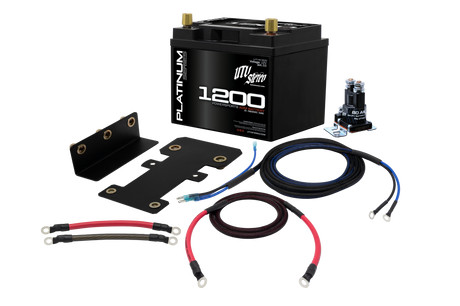 Kawasaki Teryx H2 2nd Battery Kit | UTVS-H2-2BATT-KIT UTV Stereo
