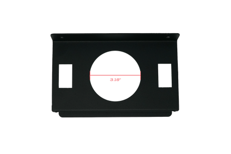 RZR Pocket Display Unit Mount W/ Rocker Switch Cutouts | UTVS-RZR-HUMT-PKT-RKR
