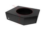 Can-Am® X3 Low Profile Front Driver Side 10” Sub Box Enclosure – Unloaded | UTVS-X3-ENC-LP-FDRIVER UTV Stereo