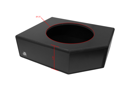 Can-Am® X3 Low Profile Front Driver Side 10” Sub Box Enclosure – Unloaded | UTVS-X3-ENC-LP-FDRIVER UTV Stereo