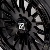 V06 Satin Black UTV Beadlock