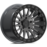 V06 Brushed Gunmetal UTV Beadlock