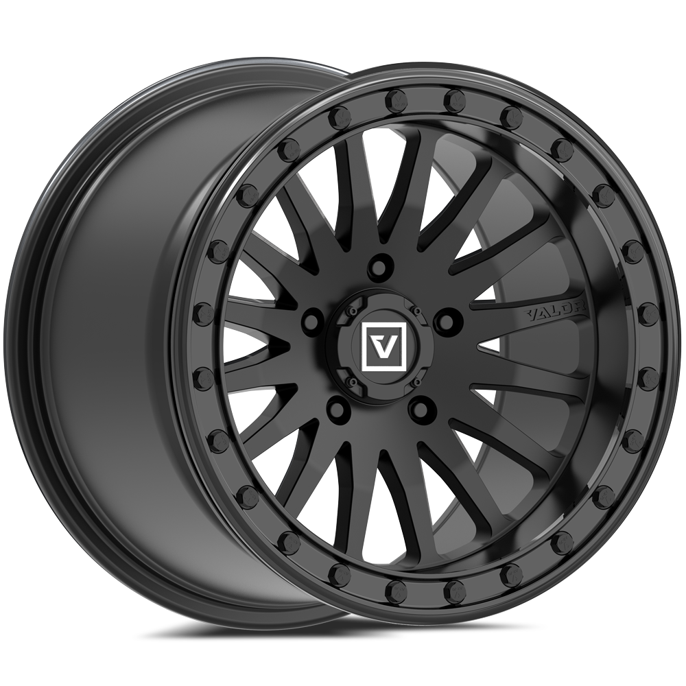 V06 Satin Black UTV Beadlock
