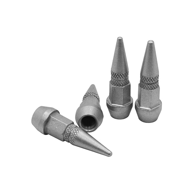 4 Pc Air Valve Stems Spike Cap - Powder Coated - Various Colors