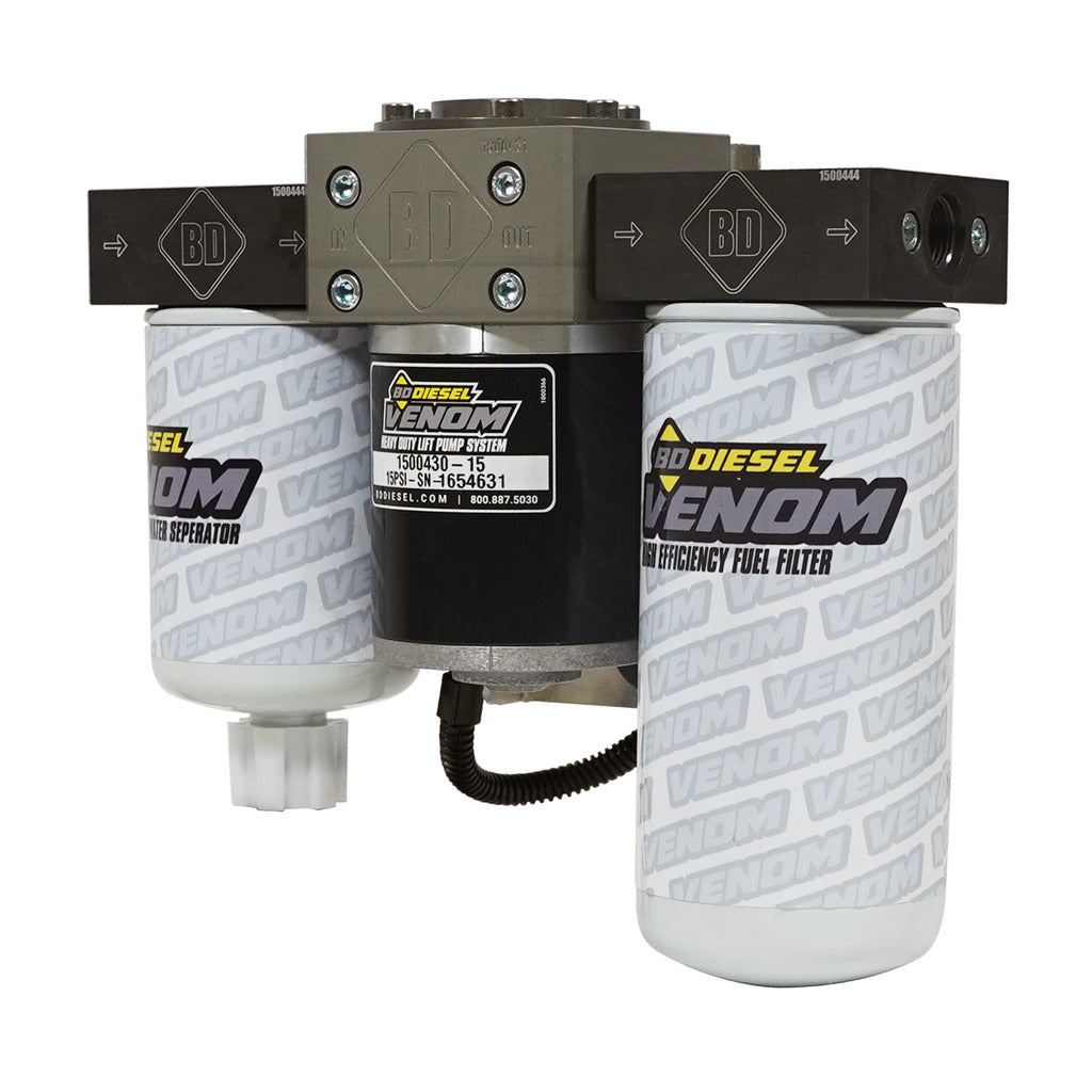 VENOM FUEL LIFT PUMP C/W FILTER & SEPARATOR DODGE 5.9L CUMMINS 1998.5-2002