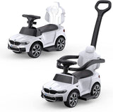 Versatile 4-in-1 Push Cars for Toddlers with LED Lights and Music