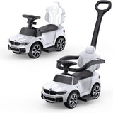 Versatile 4-in-1 Push Cars for Toddlers with LED Lights and Music