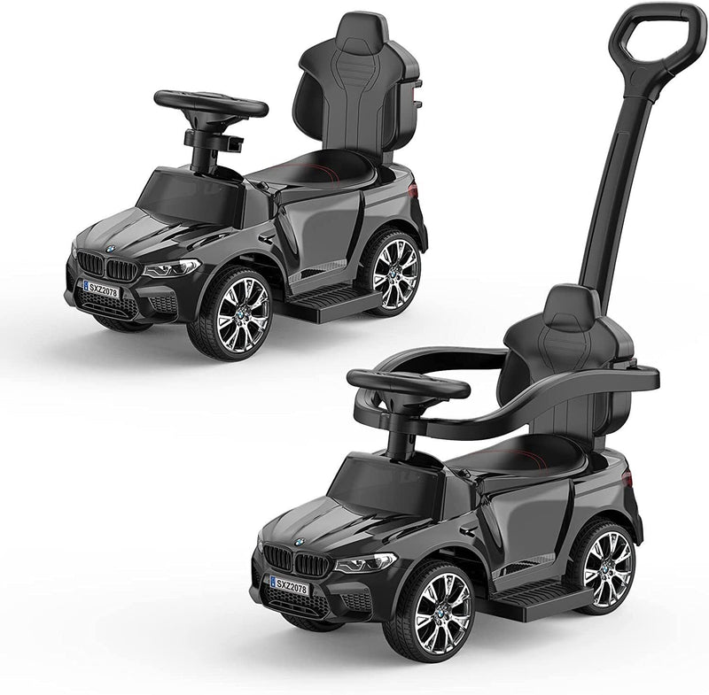 Versatile 4-in-1 Push Cars for Toddlers with LED Lights and Music
