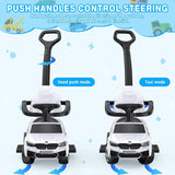 Versatile 4-in-1 Push Cars for Toddlers with LED Lights and Music