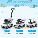 Versatile 4-in-1 Push Cars for Toddlers with LED Lights and Music