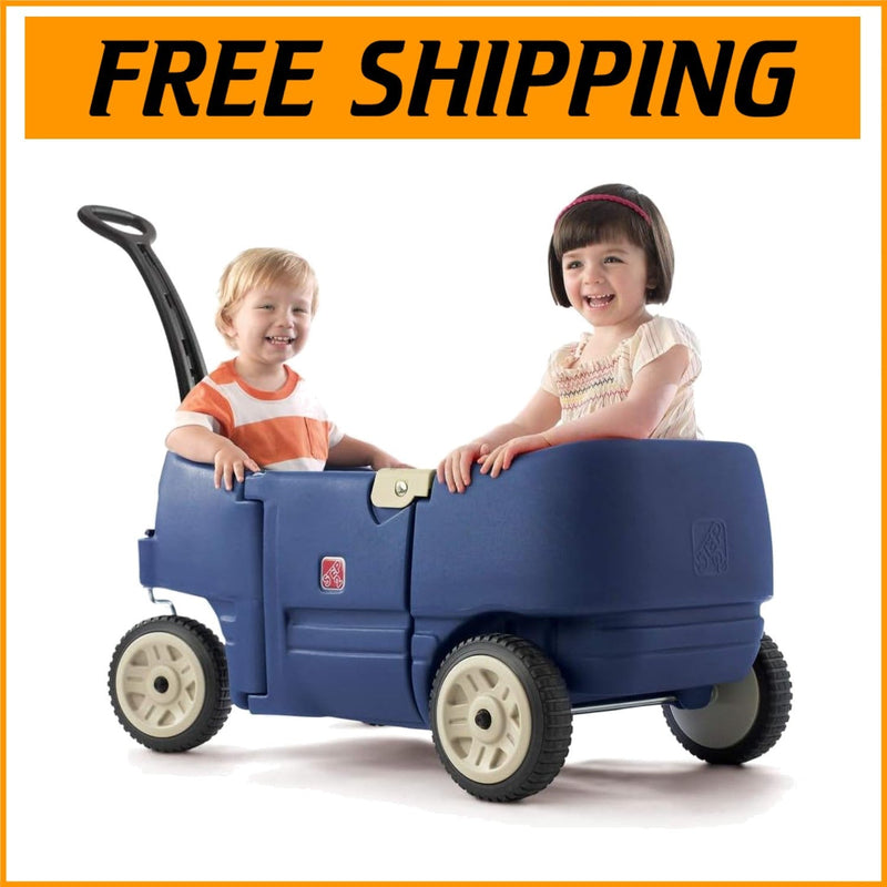 Versatile Outdoor Toddler Wagon with Safety Features and 75 lbs Weight Capacity
