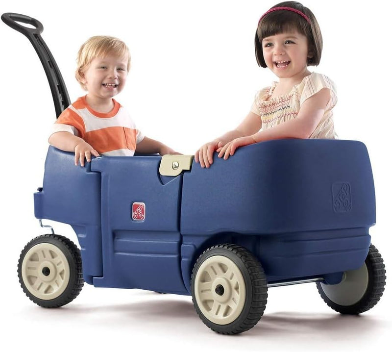 Versatile Outdoor Toddler Wagon with Safety Features and 75 lbs Weight Capacity