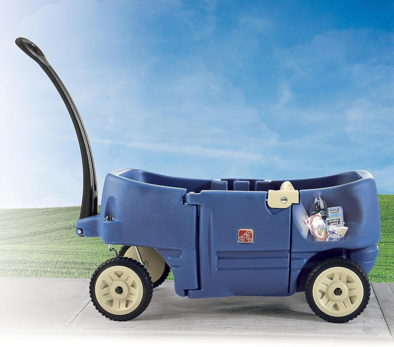 Versatile Outdoor Toddler Wagon with Safety Features and 75 lbs Weight Capacity