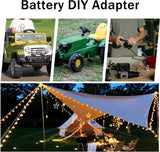 Power Wheel Adapter for Dewalt Batteries with 12.5" Wire and Fuse