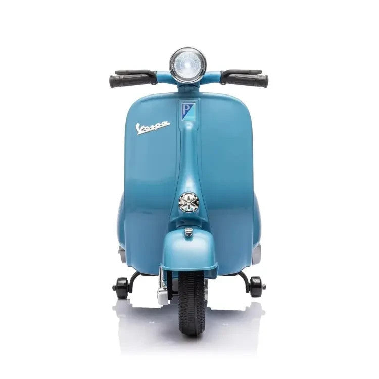 Electric 12V Kids Ride-On Scooter with LED Lights, MP3, USB, and Bluetooth Connectivity