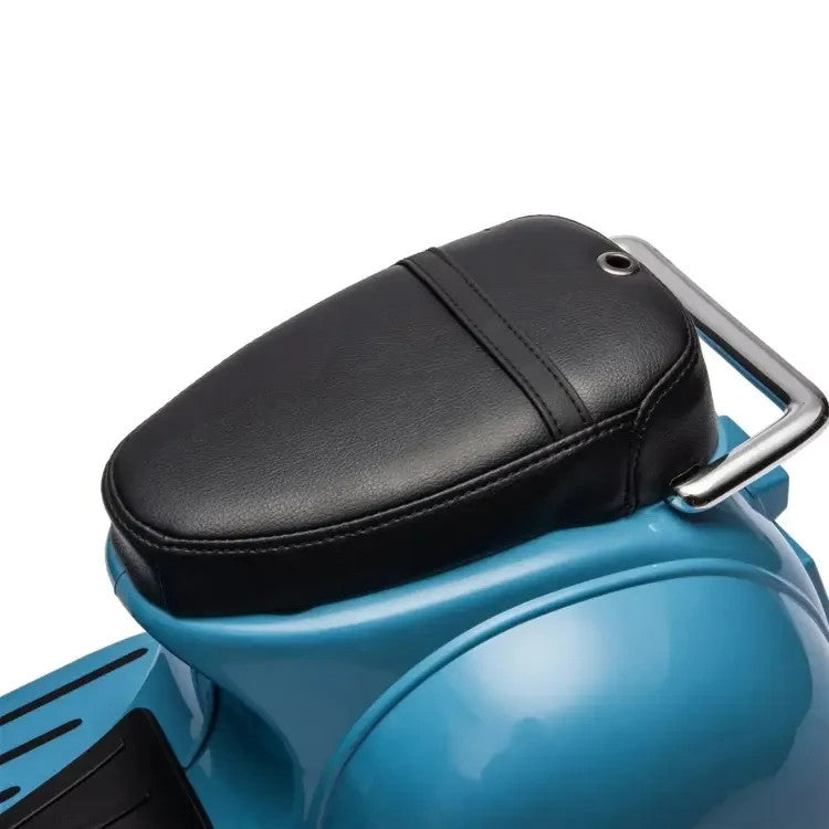 Electric 12V Kids Ride-On Scooter with LED Lights, MP3, USB, and Bluetooth Connectivity