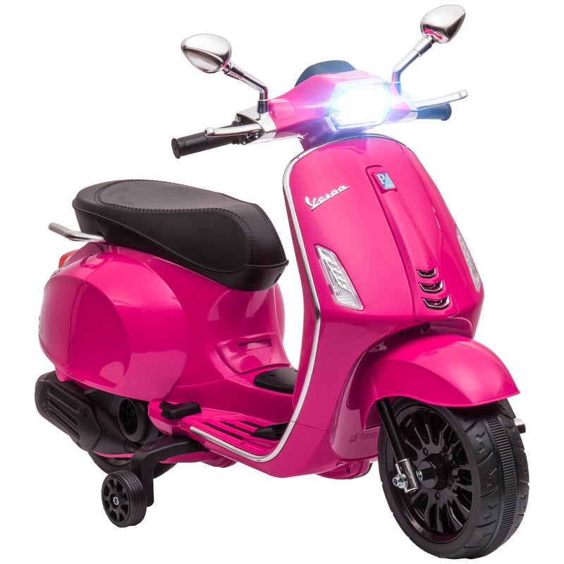 Licensed Pink Electric Kids Motorcycle with Music and FM Radio
