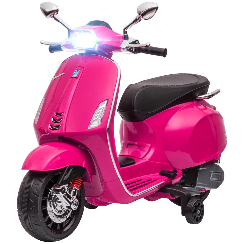 Licensed Pink Electric Kids Motorcycle with Music and FM Radio