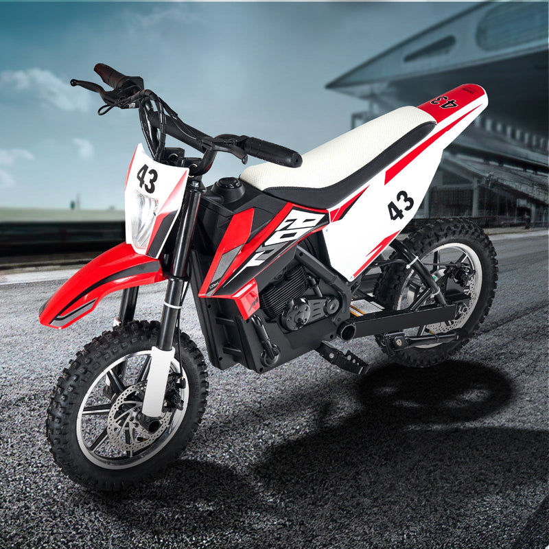 36V Electric Ride-On Motorcycle for Kids with LED Lights, Suitable for Ages 14+