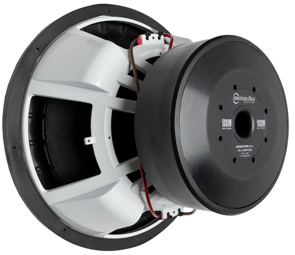 VFL Comp Signature 18″ Car Subwoofer | 5000 Watts RMS | Dual Voice Coil 1 Ohm or 2 Ohm