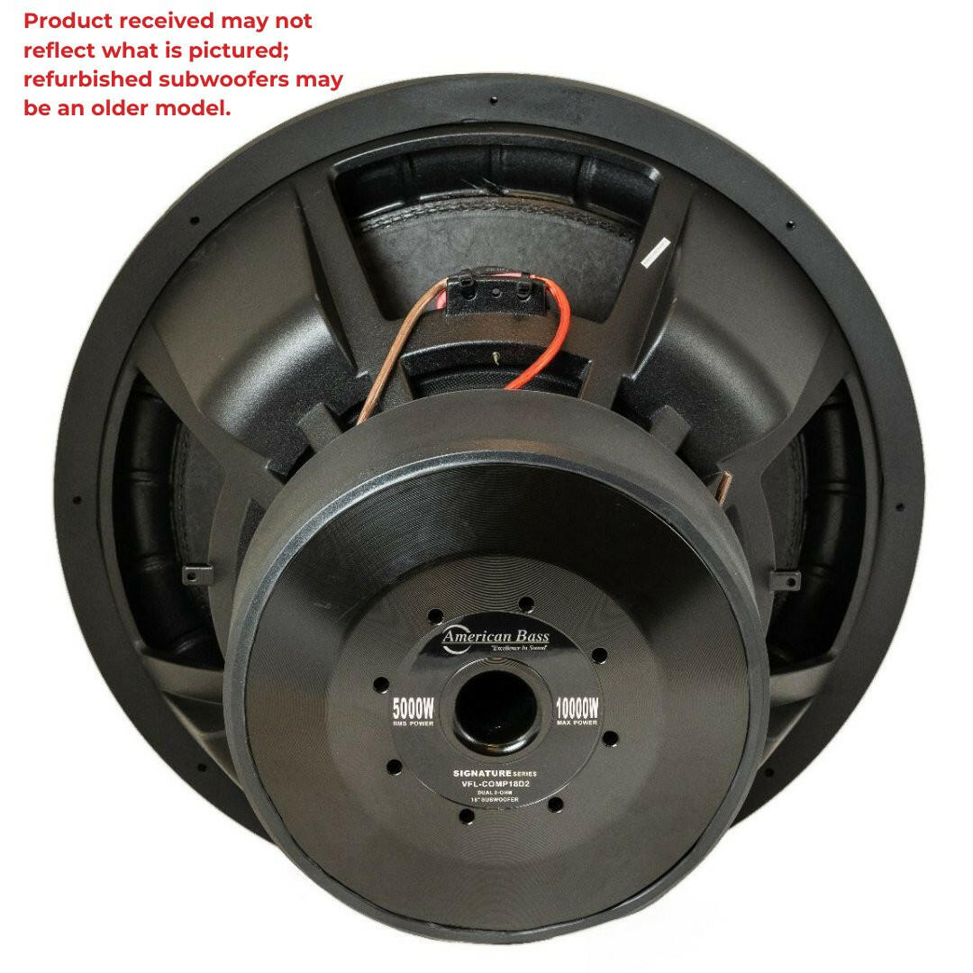 VFL Comp Signature 18" Subwoofer Refurbished