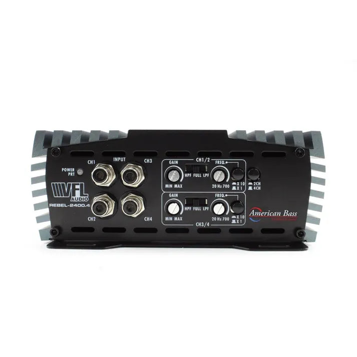 American Bass VFL REBEL 2400.4 4- Channel Amplifier