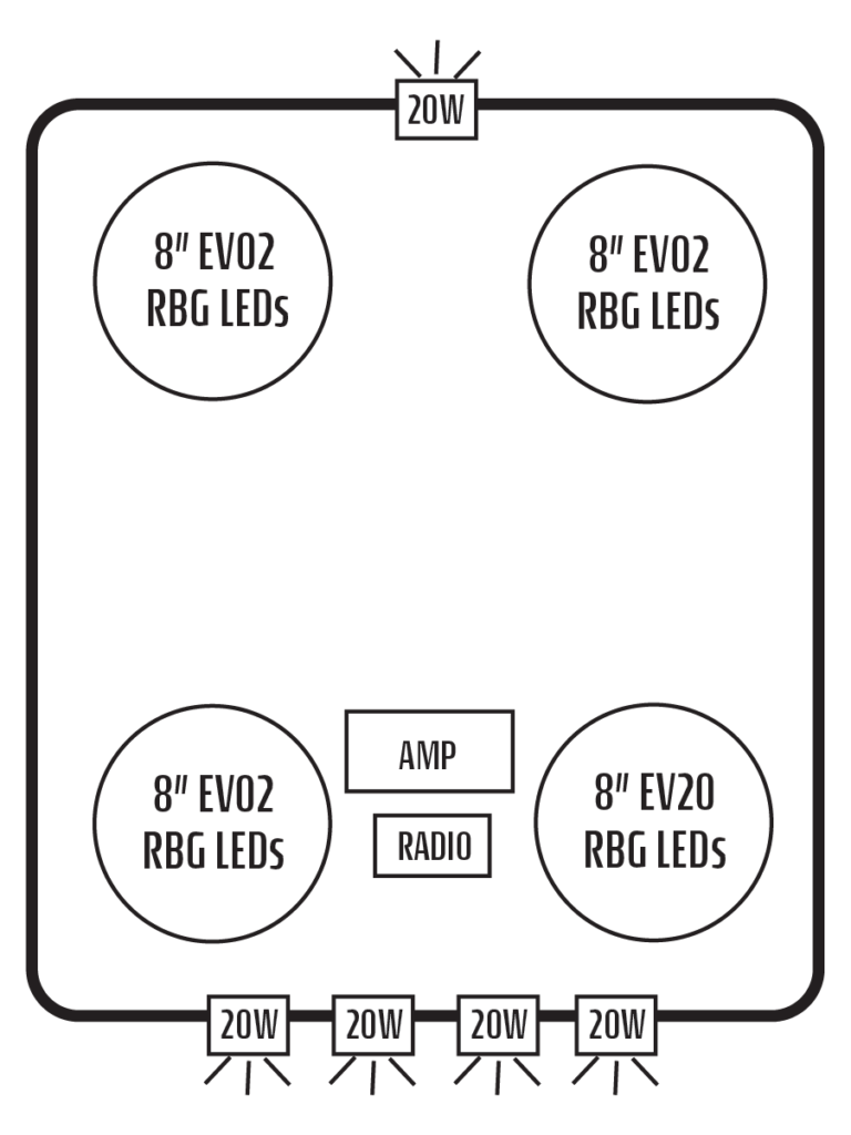 2014+ Yamaha Viking Stereo Tops (2-Door)