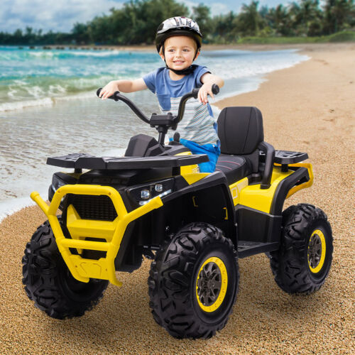 VILOBOS 12V Battery-Powered ATV Ride-On Toy with Music and Lights for Kids
