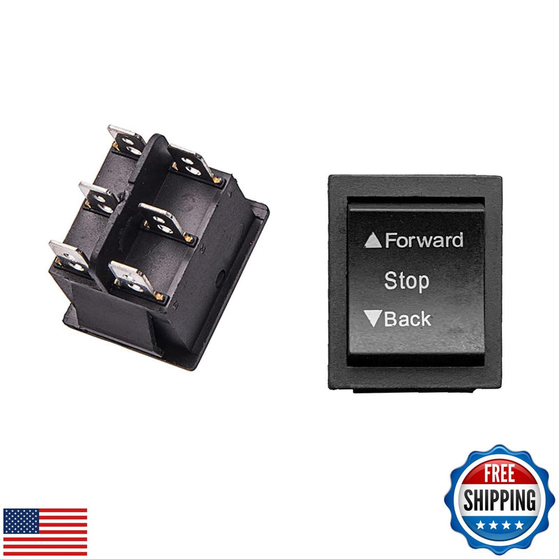 2 Pcs Universal Forward and Backward Switch for 6-24V Power Wheel Circuit