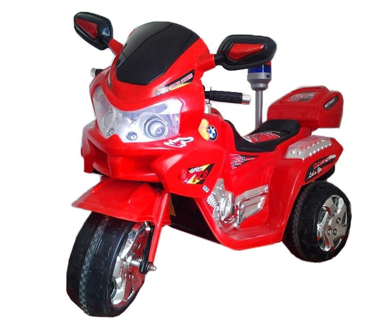 6V Rechargeable Battery Powered Ride-On Motorcycle for Children with 3 Wheels