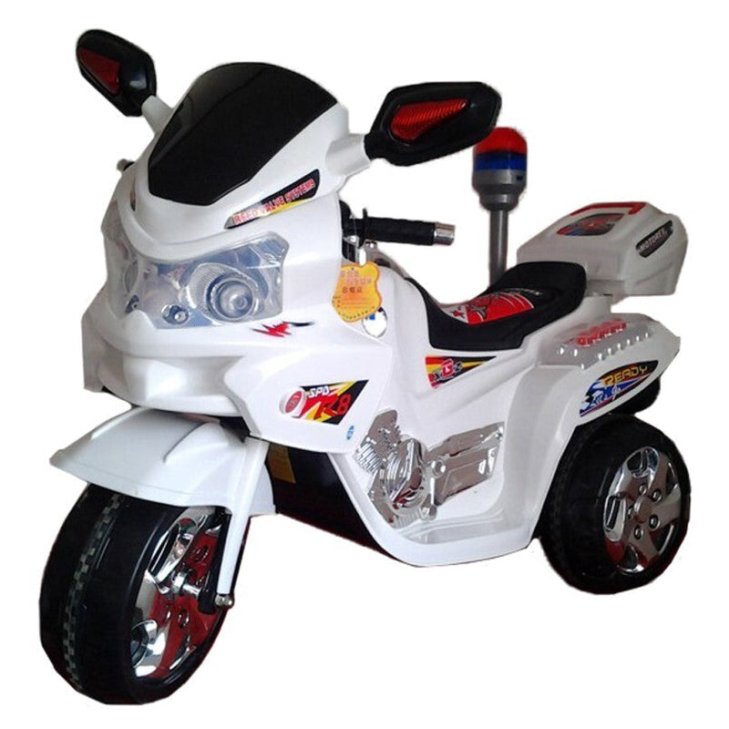 6V Rechargeable Battery Powered Ride-On Motorcycle for Children with 3 Wheels