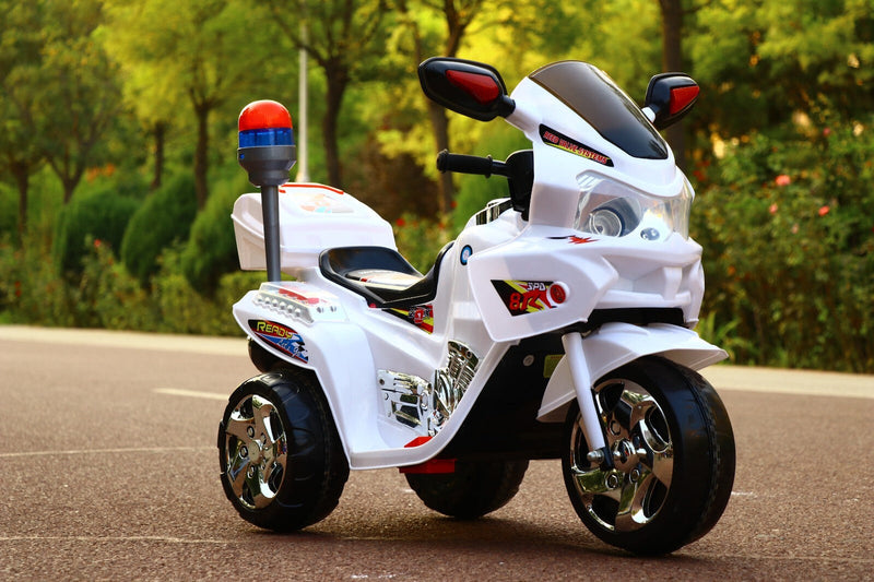 6V Rechargeable Battery Powered Ride-On Motorcycle for Children with 3 Wheels