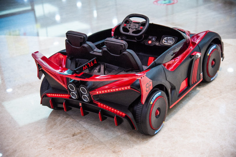 12V Rechargeable Kids Ride-On Car with 2 Seats for Children