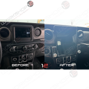 Jeep Wrangler 2018-2021 Workshop 12 Tesla-Style Screen Workshop 12