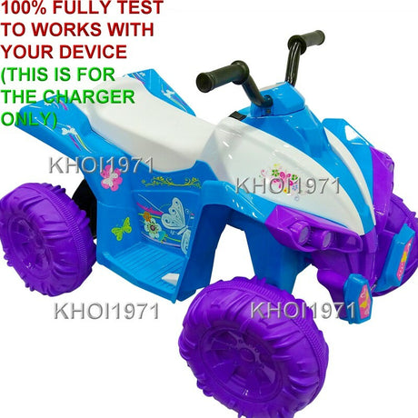 12V AC Charger Adapter for Kid Motorz Quad Monster Ride-On Toy