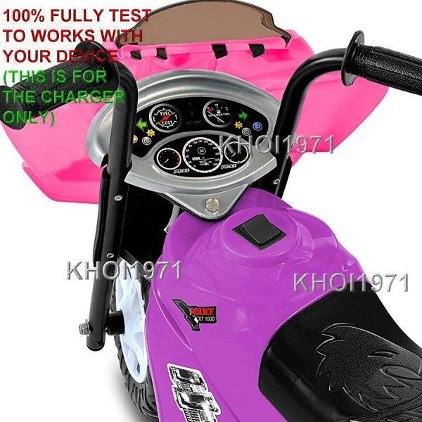 AC Charger Adapter for Kid Motorz Little Patrol Motorcycle Model 0287