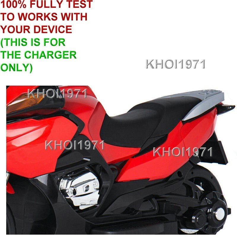 12V AC Wall Charger Adapter for Blazin Wheels Ride-On Motorcycle Bike R118 RT