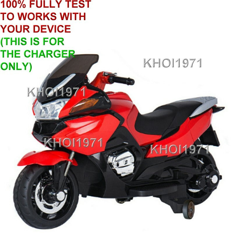 12V AC Wall Charger Adapter for Blazin Wheels Ride-On Motorcycle Bike R118 RT