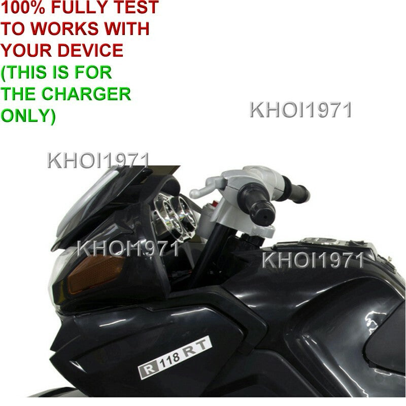 12V AC Wall Charger Adapter for Blazin Wheels Ride-On Motorcycle Bike R118 RT