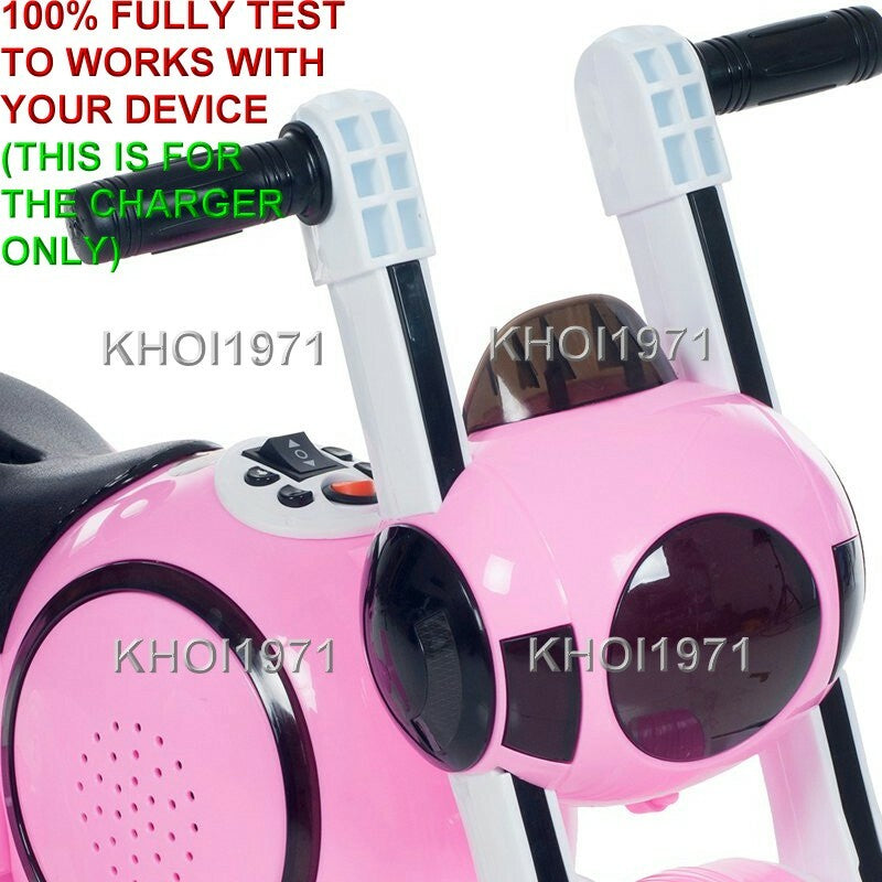 Wall Charger AC Adapter 4-Pack for Little Rider Sleek LED Space Travel Ride-On Toy