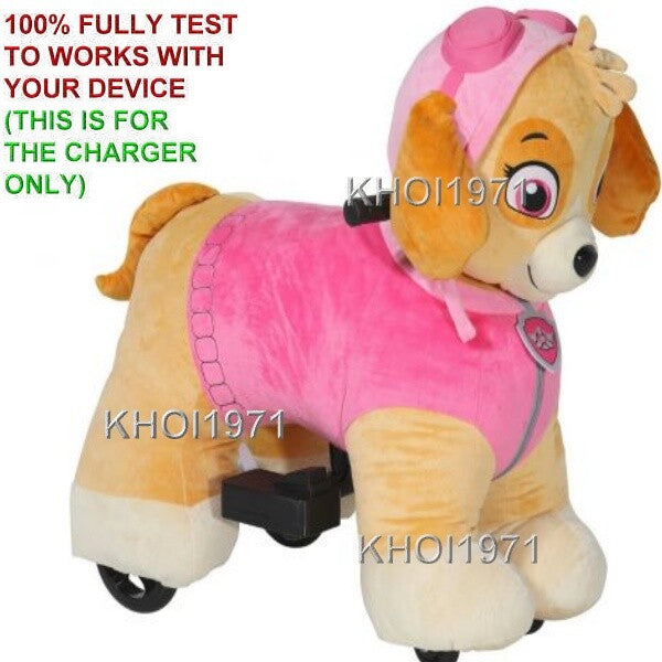 6V Wall Charger AC Adapter for Paw Patrol Deluxe Skye Ride-On Vehicle Replacement Set of 4