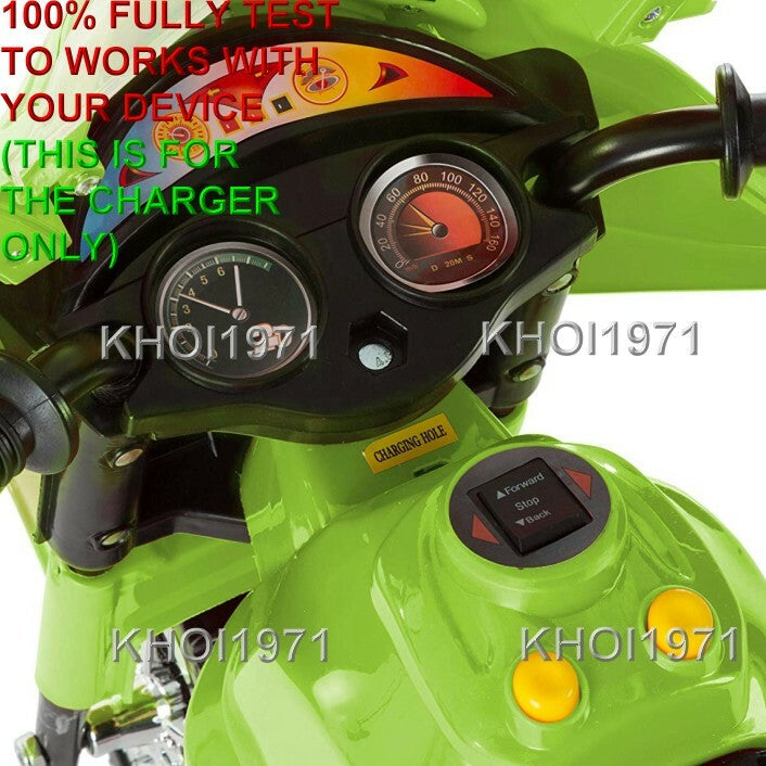 AC Wall Charger Adapter for Little Rider 3-Wheel Trike Bike Ride-On Toy