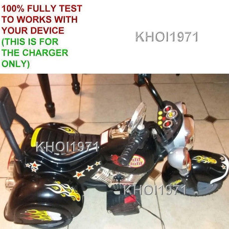 AC Charger Adapter for Little Rider Harley Wild Kids Ride-On Bike Model 8=F-80 YJ119B