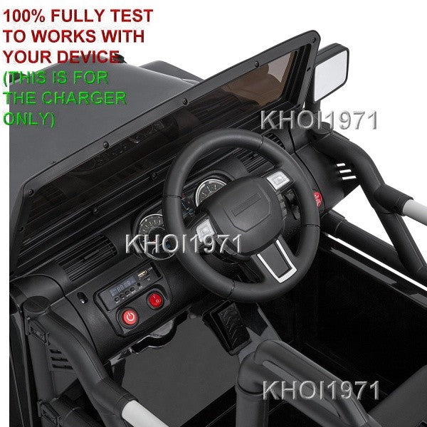 Black AC Wall Charger Adapter 8-F for Truck Ride-On Toys SKY3762