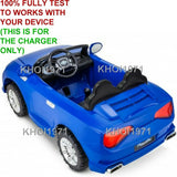 12V Convertible Ride-On Car Wall Charger AC Adapter for Kids